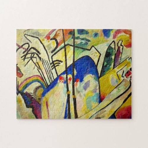 Composition 4 by Wassily Kandinsky Jigsaw Puzzle