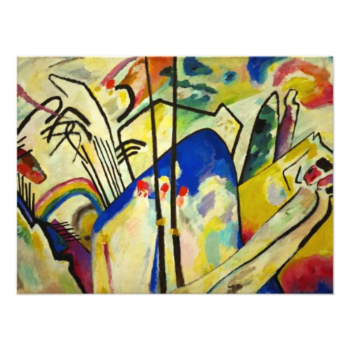 Composition 4 by Wassily Kandinsky Photo Print