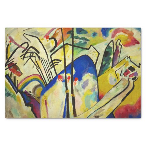 Composition 4 by Wassily Kandinsky Tissue Paper