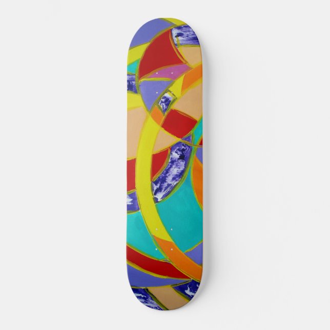 Composition #5 by Michael Moffa Skateboard Deck (Front)