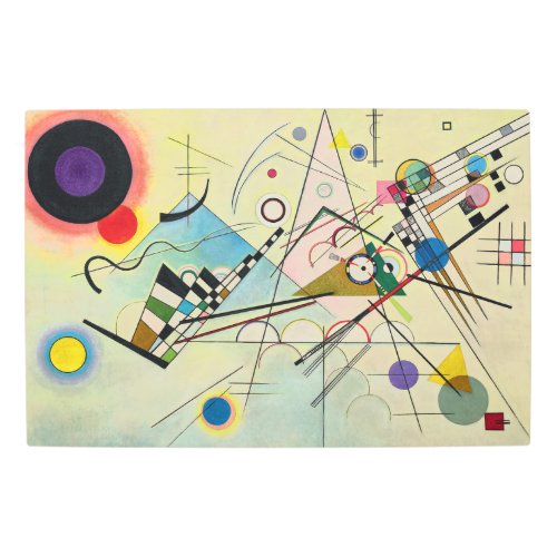 Composition 8 1923 by Wassily Kandinsky Metal Print