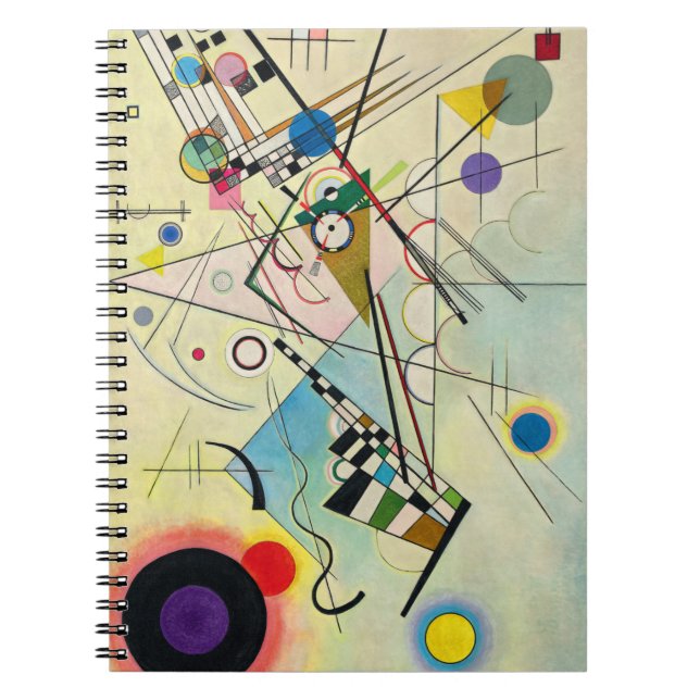 Composition 8, 1923 by Wassily Kandinsky Notebook (Front)