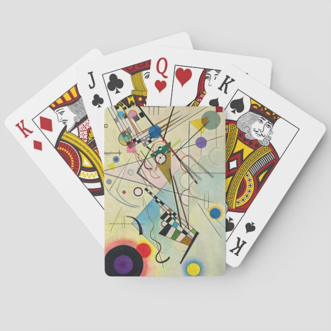 Composition 8, 1923 by Wassily Kandinsky Poker Cards (Back)