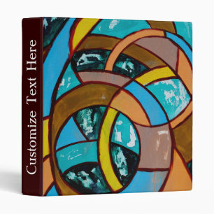 Composition #8 by Michael Moffa 3 Ring Binder