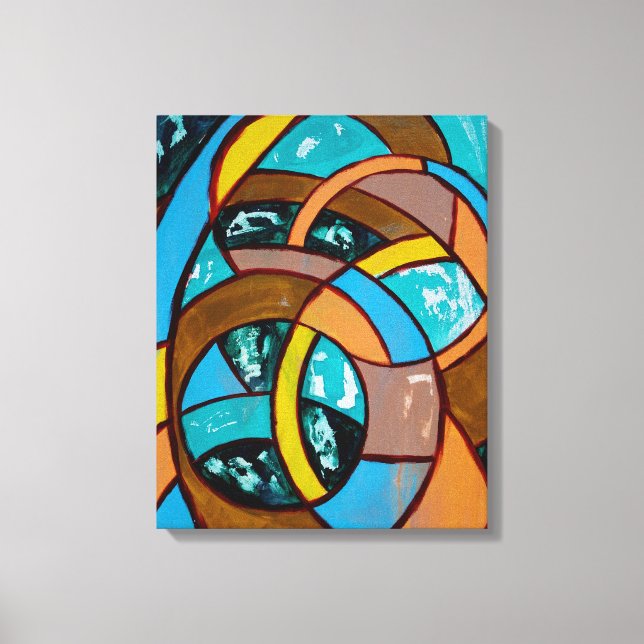 Composition #8 by Michael Moffa Canvas Print (Front)