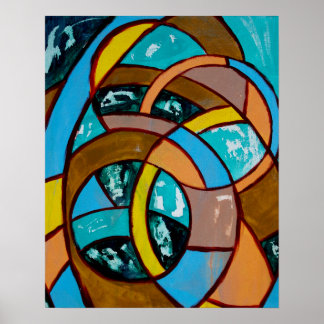 Composition #8 by Michael Moffa Poster