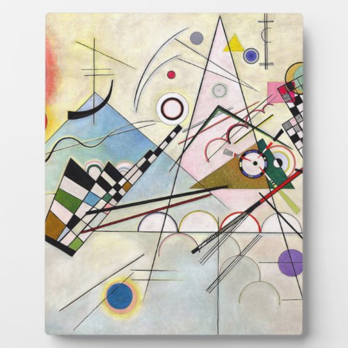 Composition 8 Wassily Kandinsky Plaque