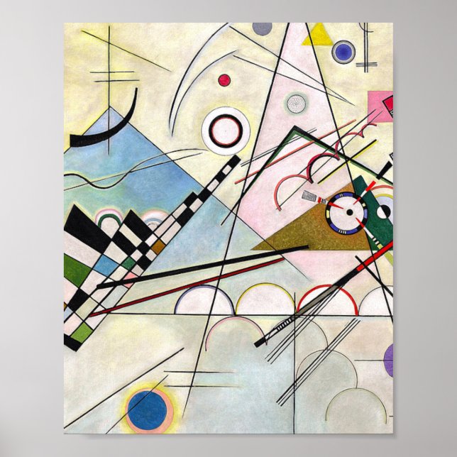 Composition 8 Wassily Kandinsky Poster (Front)