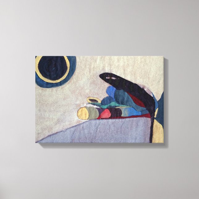 "Composition", Abstract Art Wrapped  Canvas Print (Front)