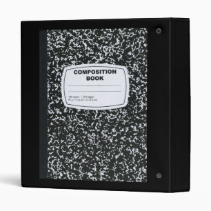 Composition Book 3 Ring Binder