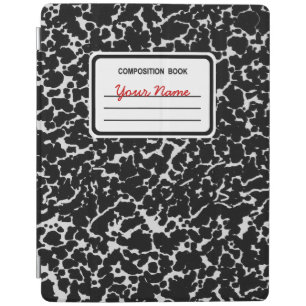 Composition Book Black & White iPad Smart Cover