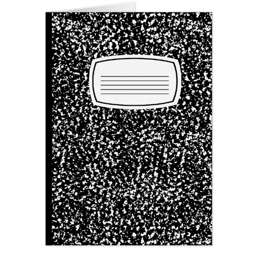 composition book cards (Front)
