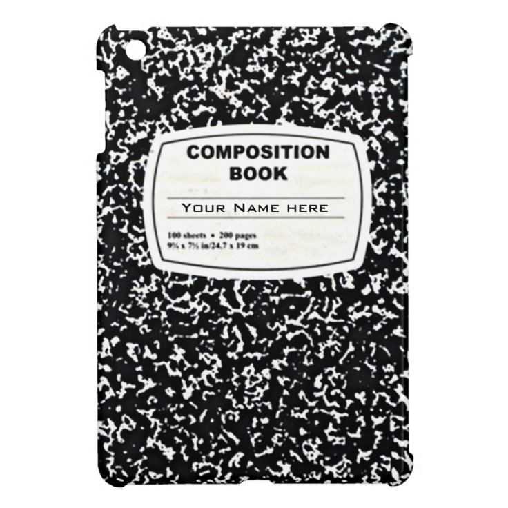 Composition Book Cover For The iPad Mini Zazzle
