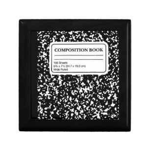 Composition Book Keepsake Box