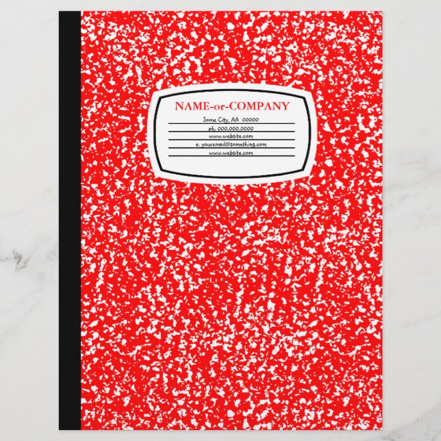 composition book letterhead (Front)