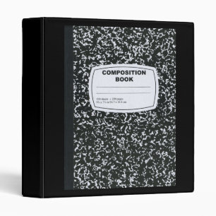 Composition Book/Student-Teacher 3 Ring Binder