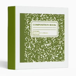 Composition Book/Student-Teacher 3 Ring Binder