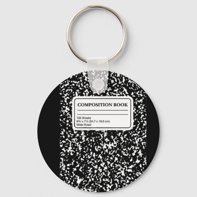 Composition Book/Student-Teacher Keychain (Front)