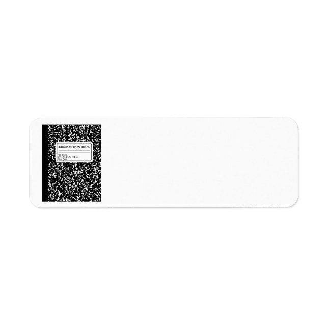 Composition Book/Student-Teacher Label (Front)