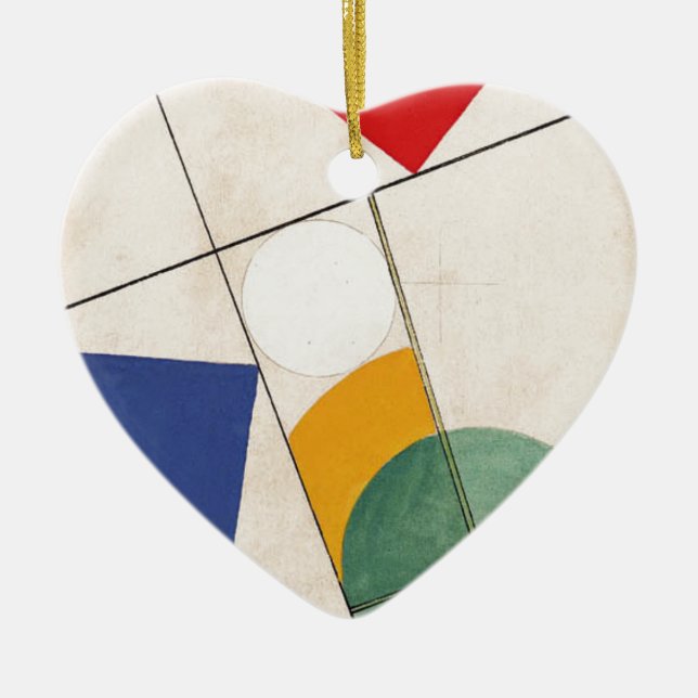 Composition by Sophie Taeuber-Arp Ceramic Ornament (Front)