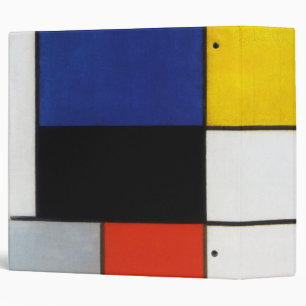 Composition, Mondrian 3 Ring Binder
