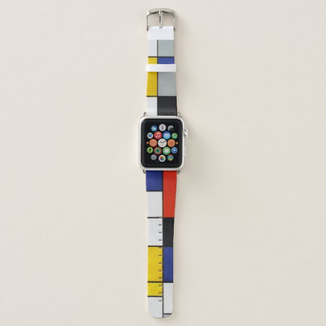 Composition, Mondrian Apple Watch Band (Front)