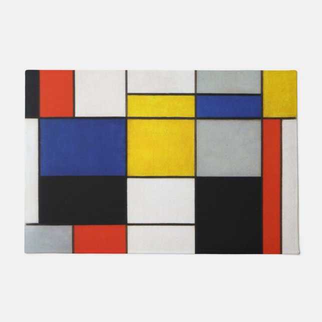 Composition, Mondrian Doormat (Front)