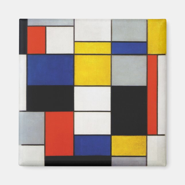 Composition, Mondrian Magnet (Front)