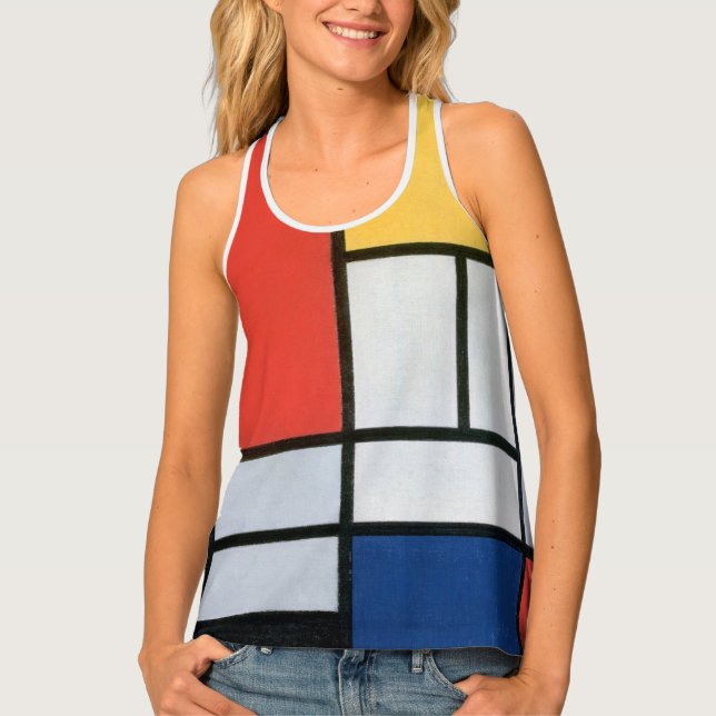 Composition, Mondrian Tank Top (Front)