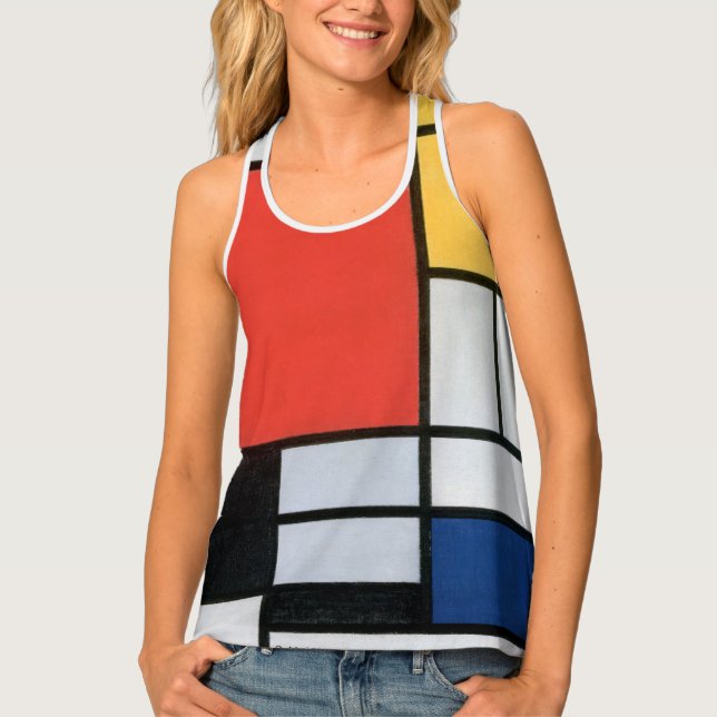 Composition, Mondrian Tank Top (Front)