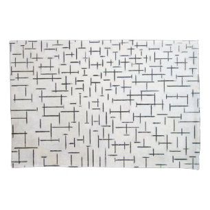 Composition No. 10, Pier and Ocean   Mondriaan   Pillow Case