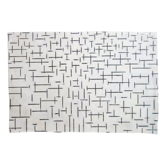 Composition No. 10, Pier and Ocean | Mondriaan | Pillow Case (Front-Left)