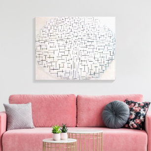 Composition No. 10, Pier and Ocean   Mondrian   Canvas Print