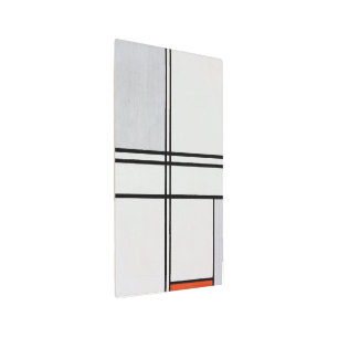 Composition (No. 1) Gray-Red   Piet Mondrian   Metal Print
