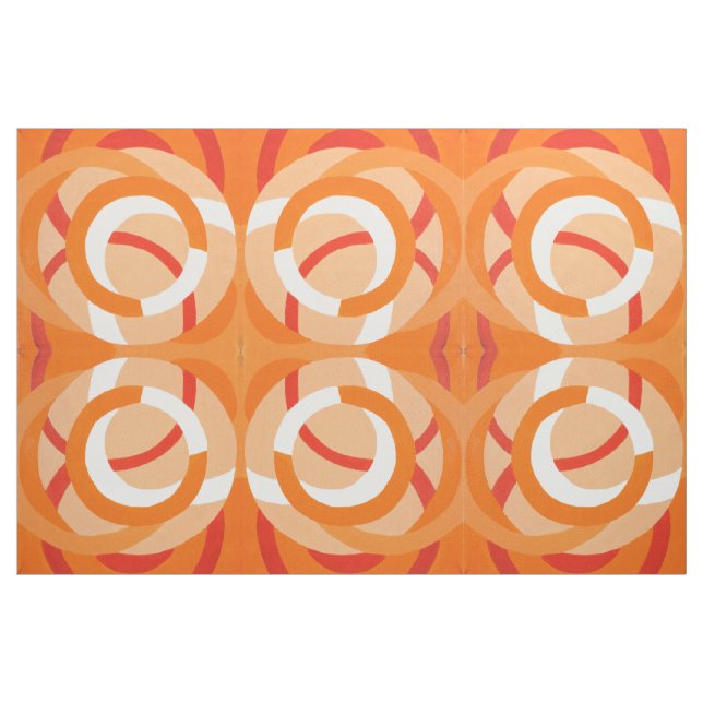 Composition No. 43 Orange Monochrome Fabric (Yard)