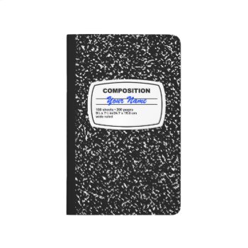 Composition Notebook Customizable by staticnoise at Zazzle
