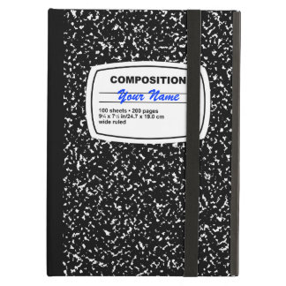 Composition Notebook Customizable iPad Air Case
