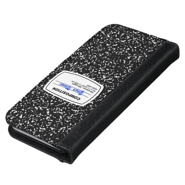 Composition Notebook Customizable iPhone Wallet Case | Zazzle Composition Notebook Customizable iPhone Wallet Case | Zazzle