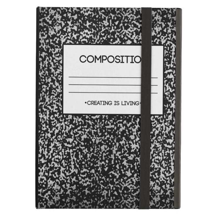 Composition Notebook Design iPad Air Case Zazzle