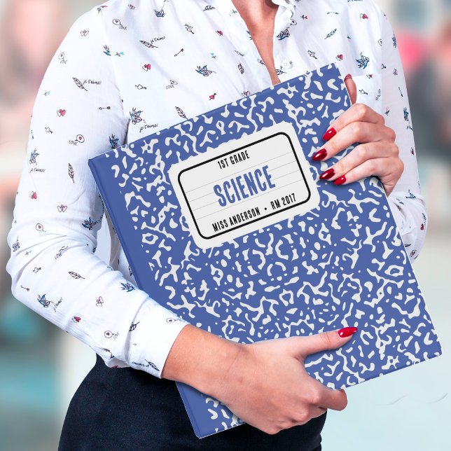 Composition Notebook Student School Teacher Blue 3 Ring Binder (Composition Notebook Student School Teacher BLUE 3 Ring Binder)