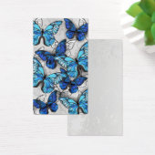 Composition of White and Blue Butterflies (Desk)