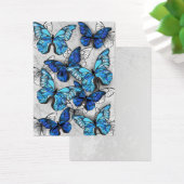 Composition of White and Blue Butterflies (Desk)