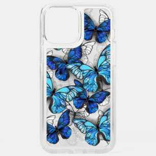 Composition of White and Blue Butterflies Speck iPhone 12 Pro Max Case