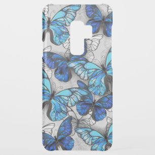 Composition of White and Blue Butterflies Uncommon Samsung Galaxy S9 Plus Case