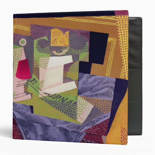 Composition on a Table, 1916 3 Ring Binder (Front/Inside)