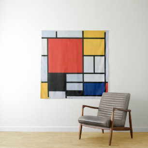 Composition Red, Yellow, Blue, Black   Mondriaan   Tapestry