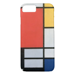 Composition Red, Yellow, Blue, Black, Mondrian iPhone 8/7 Case