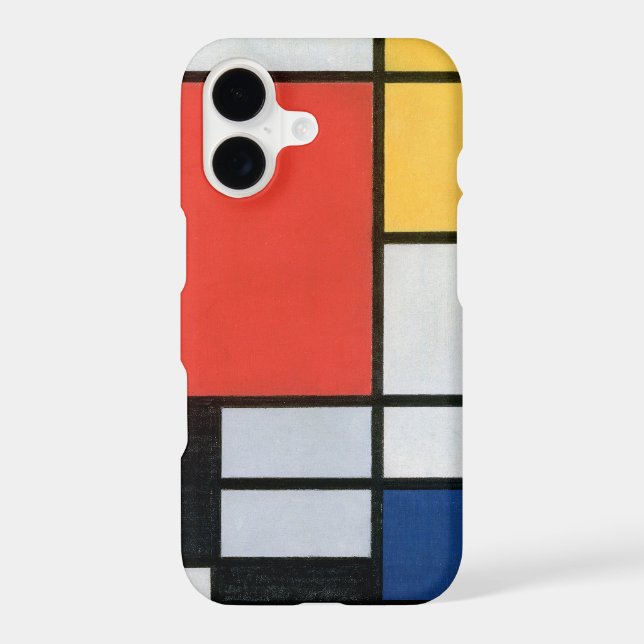 Composition Red, Yellow, Blue, Black, Mondrian Case-Mate iPhone Case (Back)
