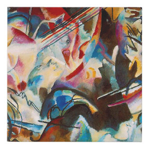 Composition VI by Vassily Kandinsky Faux Canvas Print