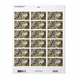 Composition VII, 1913 by Wassily Kandinsky Label